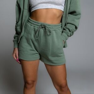 Soho Social Sunny Daze Fleece Short - Seaspray